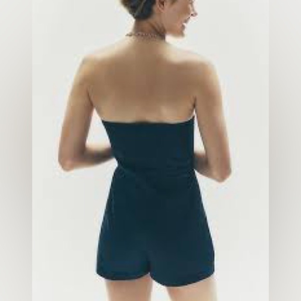Maeve Strapless Bustier Romper-Navy-NWT-size 8 - Picture 2 of 4